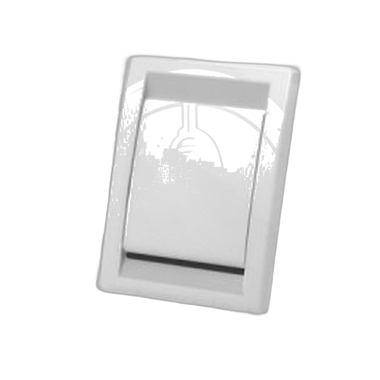 Deco Central Vacuum Inlet Valve, Gray - Wall Suction Port