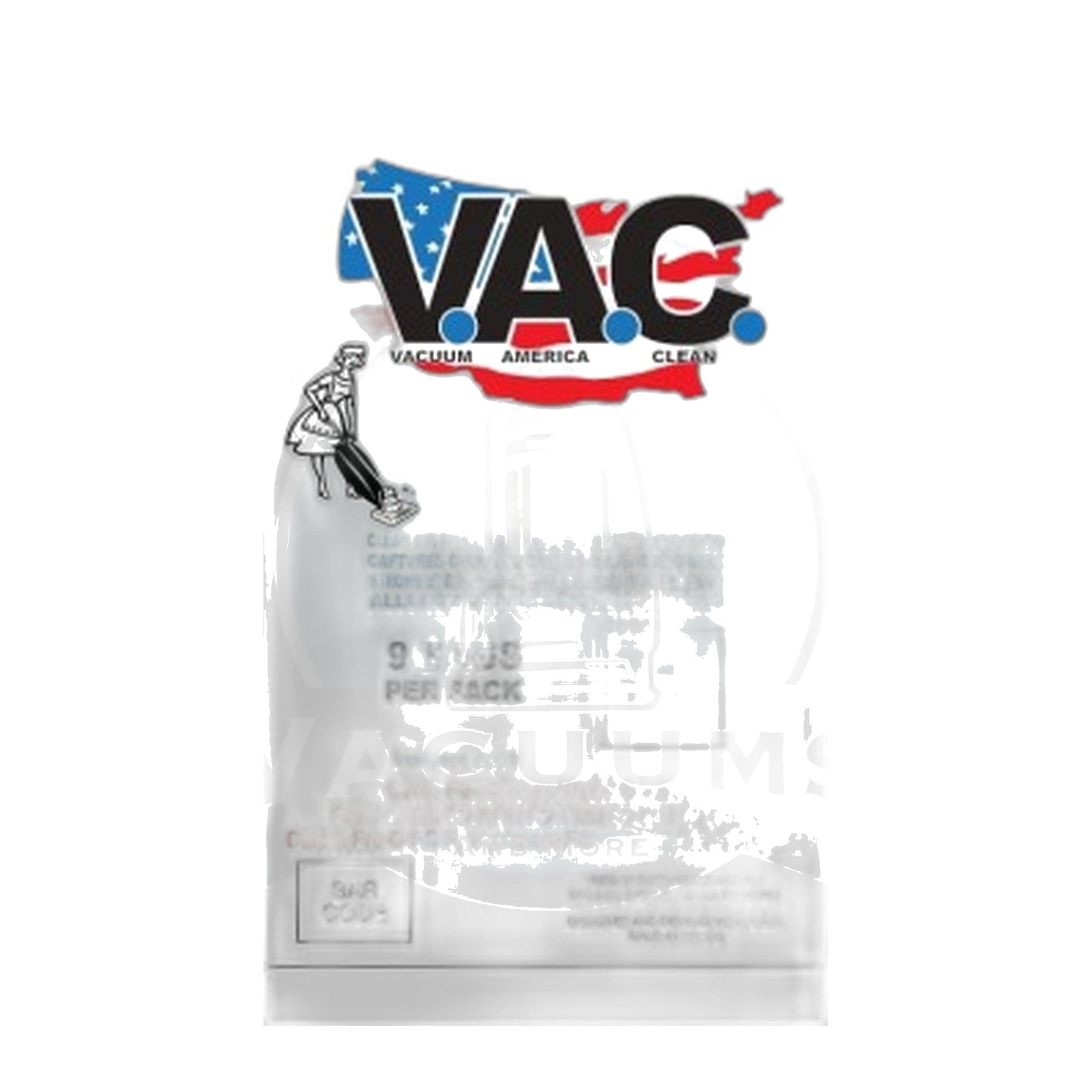 Perfect HEPA Filter Bags 9-Pack for Vapamore MR-500, Cirrus VC439, Johnny Vac XV10