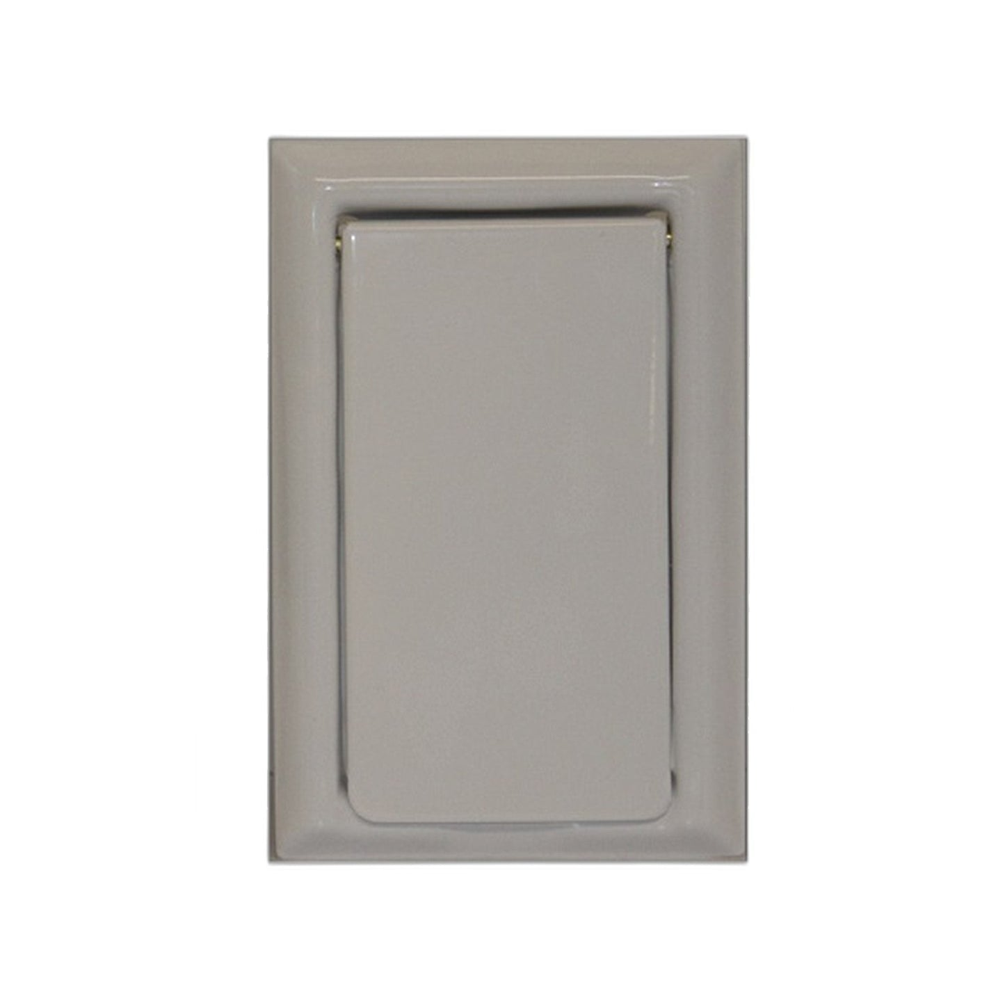 VacuMaid White Metal Inlet Valve with Microswitch, 1-1/2" Hole, Single Pin